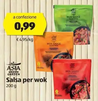 ALDI Salsa per wok asia green garden offerta