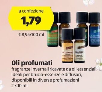 ALDI Oli profumati offerta