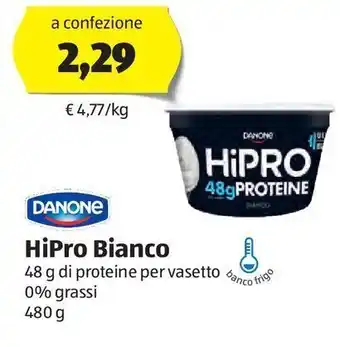ALDI Hipro bianco danone offerta