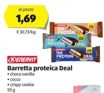 ALDI Barretta proteica deal enervit offerta