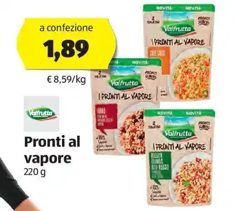 ALDI Pronti al vapore valfrutta offerta