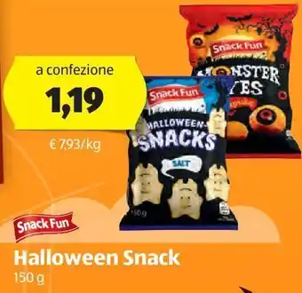 ALDI Halloween snacks snack fun offerta