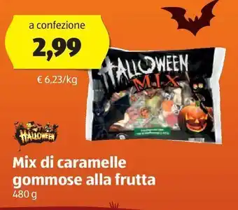 ALDI Mix di caramelle gommose alla frutta halloween offerta