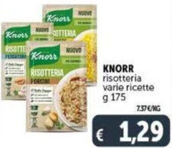 Deco Supermercati Knorr risotteria varie ricette g 175 offerta