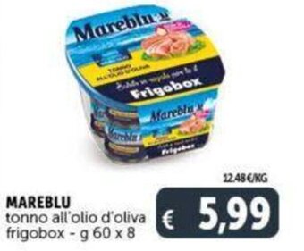 Deco Supermercati Mareblu tonno all'olio d'oliva frigobox g 60 x 8 offerta