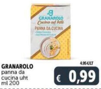Deco Supermercati Granarolo panna da cucina uht ml 200 offerta