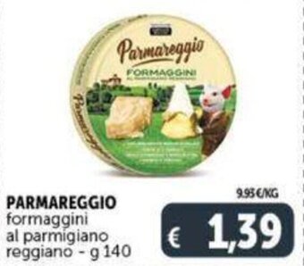Deco Supermercati Parmareggio formaggini al parmigiano reggiano g 140 offerta