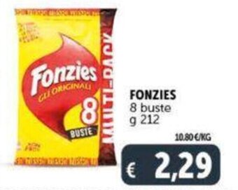 Deco Supermercati Fonzies 8 buste g 212 offerta