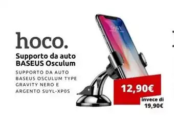 Hoco Supporto da auto Baseus Osculum