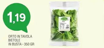 Orto in Tavola Bietole in Busta 350 gr