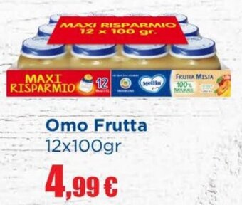 Ideal Bimbo Omo Frutta 12x100 gr offerta