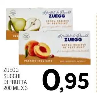 Zuegg Succhi di Frutta 200 ml x 3
