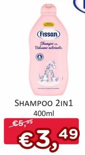 Ideal Bimbo Fissan Shampoo 2In1 400ml offerta