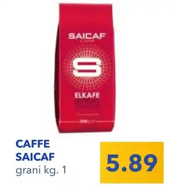 Gigante Alimentari S.R.L. Saicaf Caffe grani kg. 1 offerta