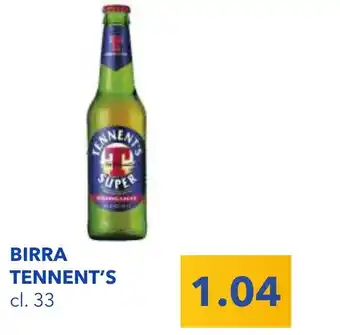 Gigante Alimentari S.R.L. Tennent's Birra cl. 33 offerta