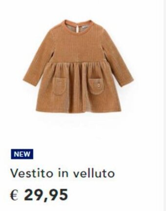 Vestito in velluto