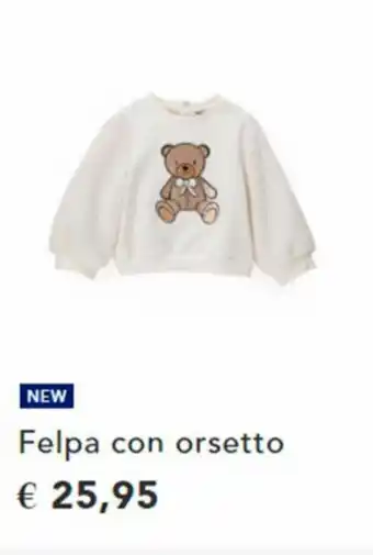 Felpa con orsetto