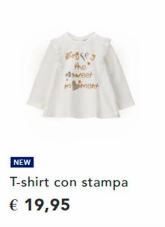 Original Marines T-shirt con stampa offerta