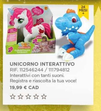 Toys Center Unicorno interattivo offerta