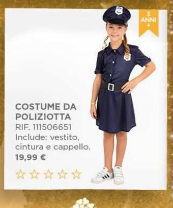 Toys Center Costume da poliziotta offerta