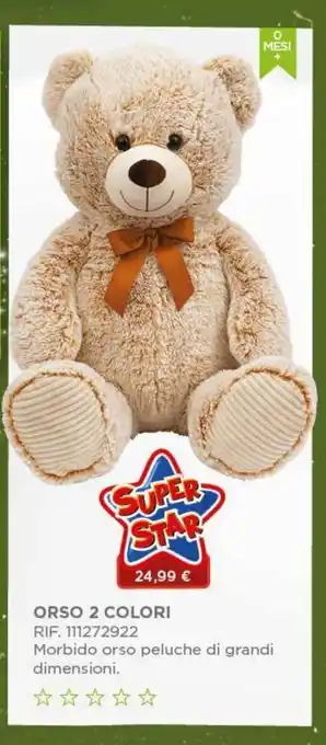 Toys Center Orso 2 colori offerta