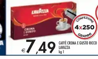 Bennet Caffè crema e gusto ricco lavazza kg 1 offerta