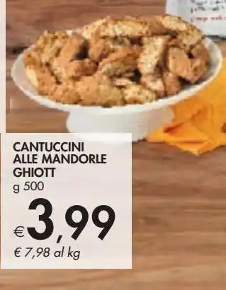 Bennet Cantuccini alle mandorle ghiott g 500 offerta
