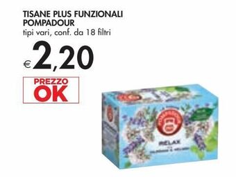 Bennet Tisane plus funzionali pompadour offerta