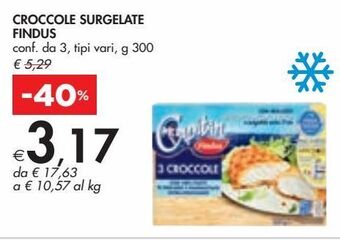 Bennet Croccole surgelate findus offerta