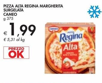 Bennet Pizza alta regina margherita surgelata cameo g 375 offerta