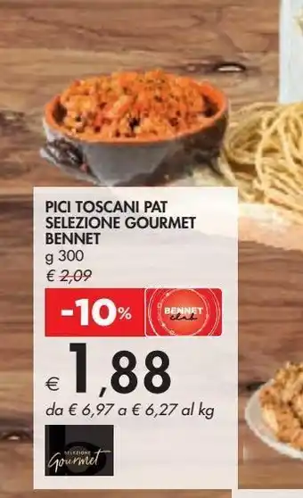 Pici toscana pat selezione gourmet bennetg 300 g