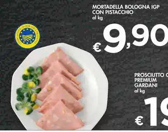 Bennet Mortadella bologna con pistacchio offerta