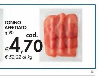 Bennet Tonno affettato g 90 offerta