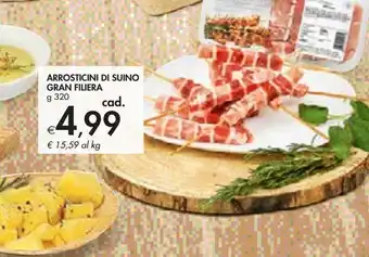 Bennet Arrosticini di suino gran filiera g 320 offerta