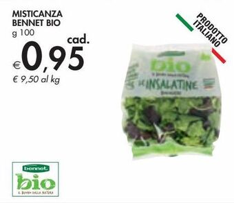 Bennet Misticanza bennet bio g 100 offerta