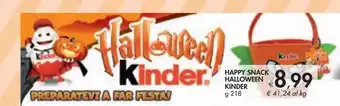 Bennet Happy snacks halloween kinder g 218 offerta