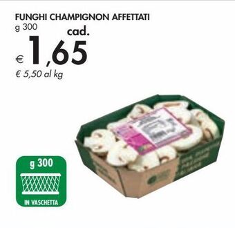 Bennet Funghi champignon affettati g 300 offerta