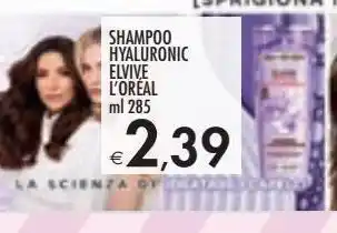 Bennet Shampoo hyaluronic elvive l'oreal ml 285 offerta