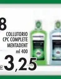 Bennet Colluttorio cpc complete mentadent ml 400 offerta