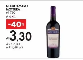 Negroamaro mottura ml 750