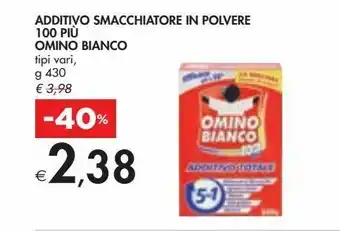Bennet Additivo smacchiatore inpolvere 100 più omino bianco offerta