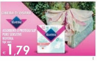 Bennet Assorbenti o proteggi-slip pure sensitive nuvenia offerta