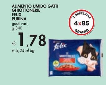 Bennet Alimento umido per gatti ghiottonerie felix purina offerta