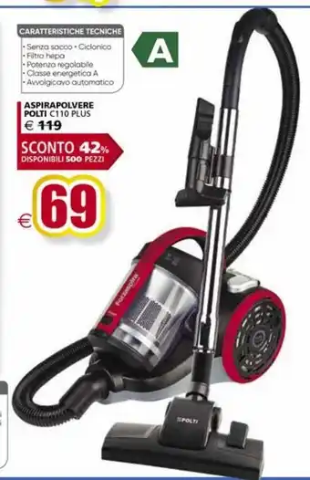 Il Gigante Aspirapolvere polti offerta