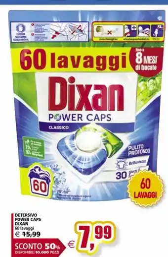 Il Gigante Detersivo power caps dixan offerta