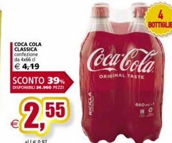 Il Gigante Coca-cola classica offerta