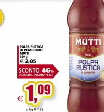 Il Gigante Polparustica di pomodoro mutti offerta