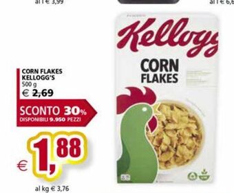 Il Gigante Corn flakes kellogg's offerta