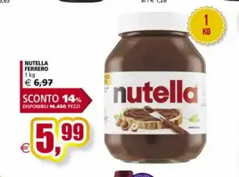 Il Gigante Nutella ferrero offerta