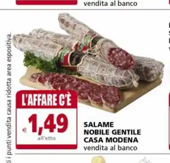 Il Gigante Salame nobile gentile casa modena offerta